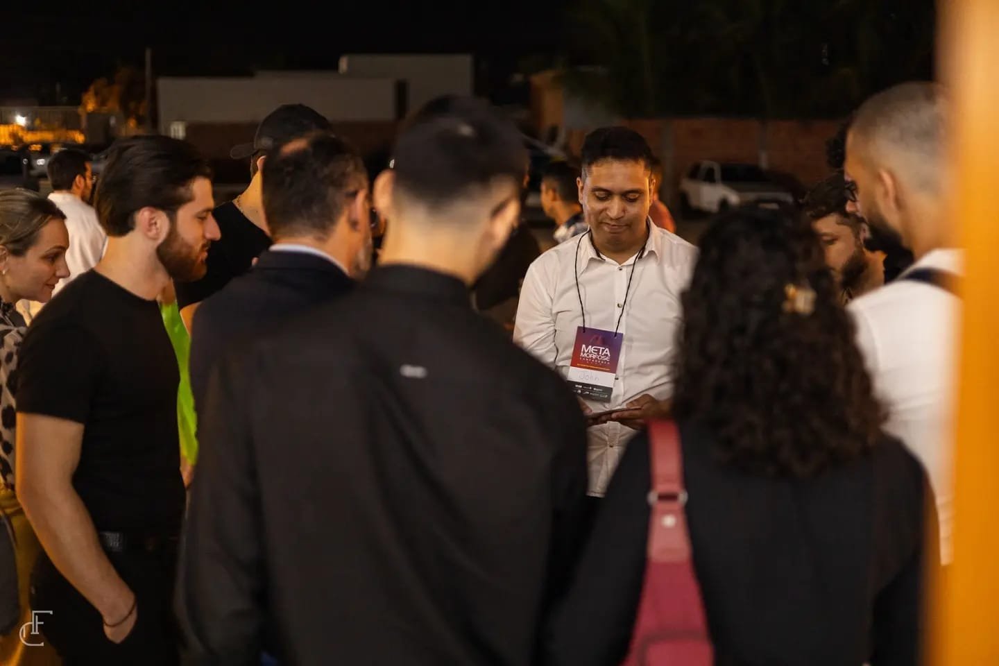 John Ilusionista em apresentação em evento