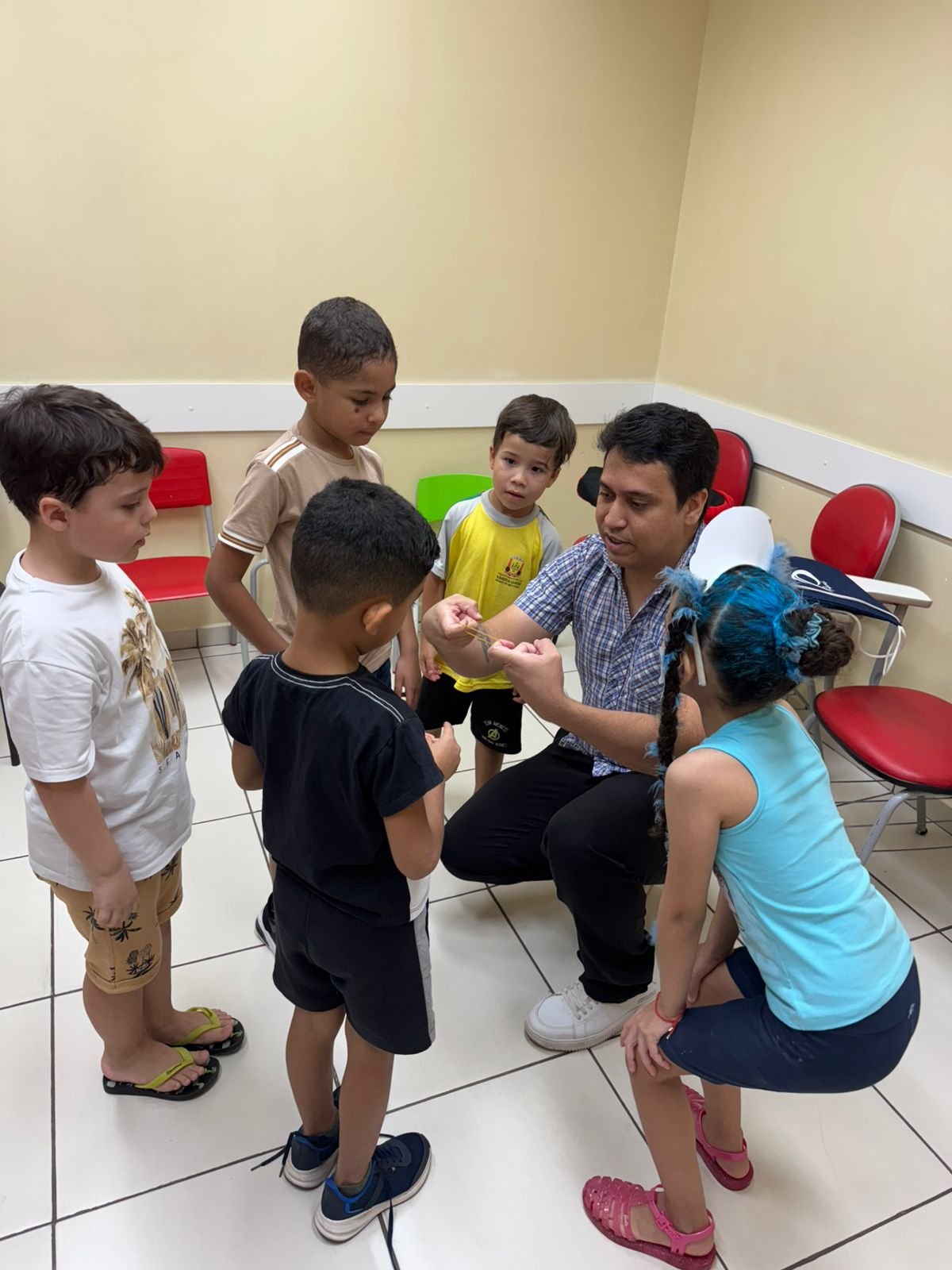 John Ilusionista em apresentação em evento