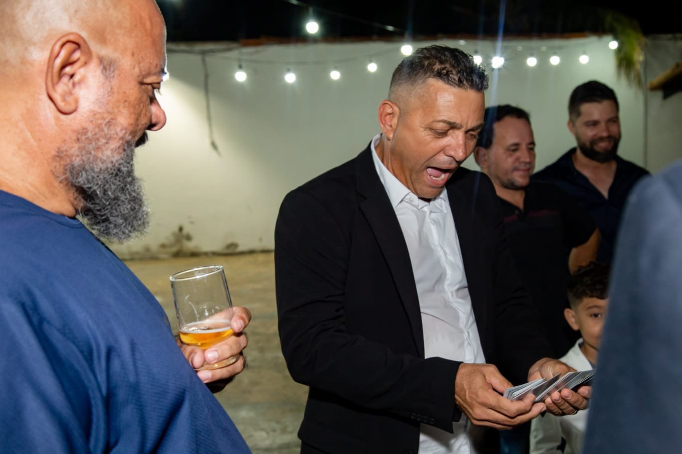 John Ilusionista em apresentação em evento