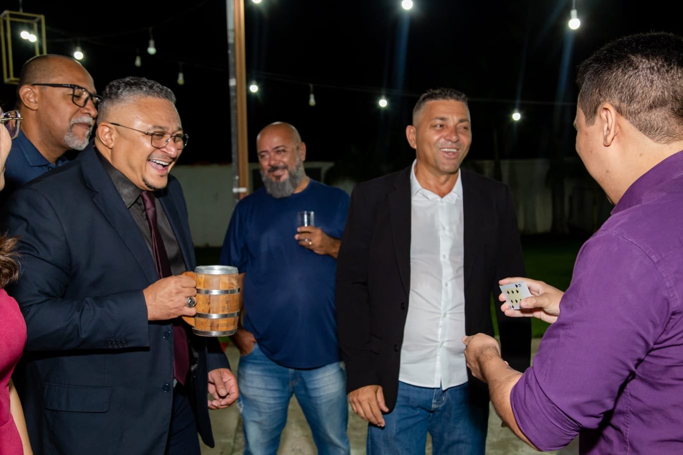 John Ilusionista em apresentação em evento