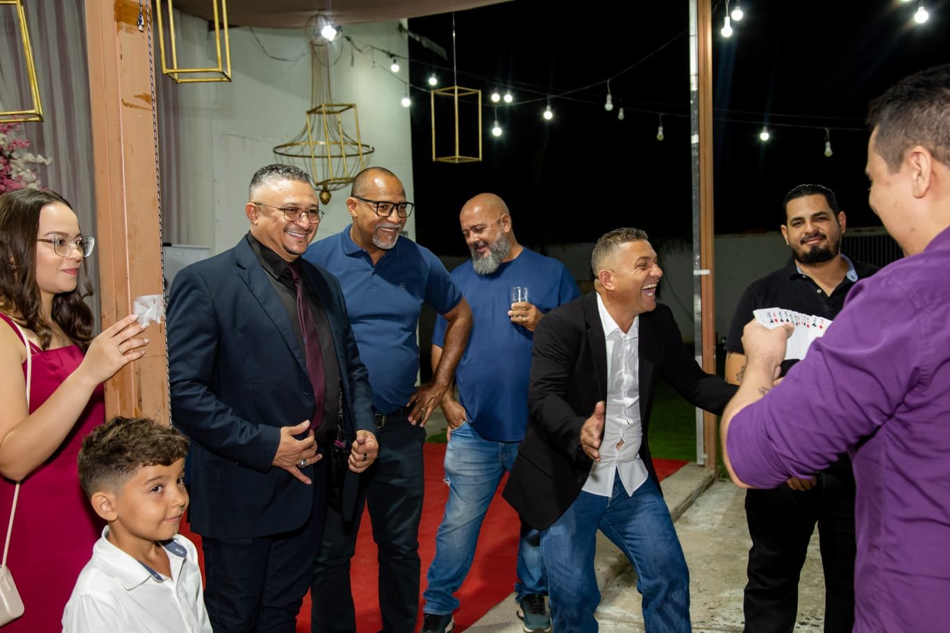 John Ilusionista em apresentação em evento