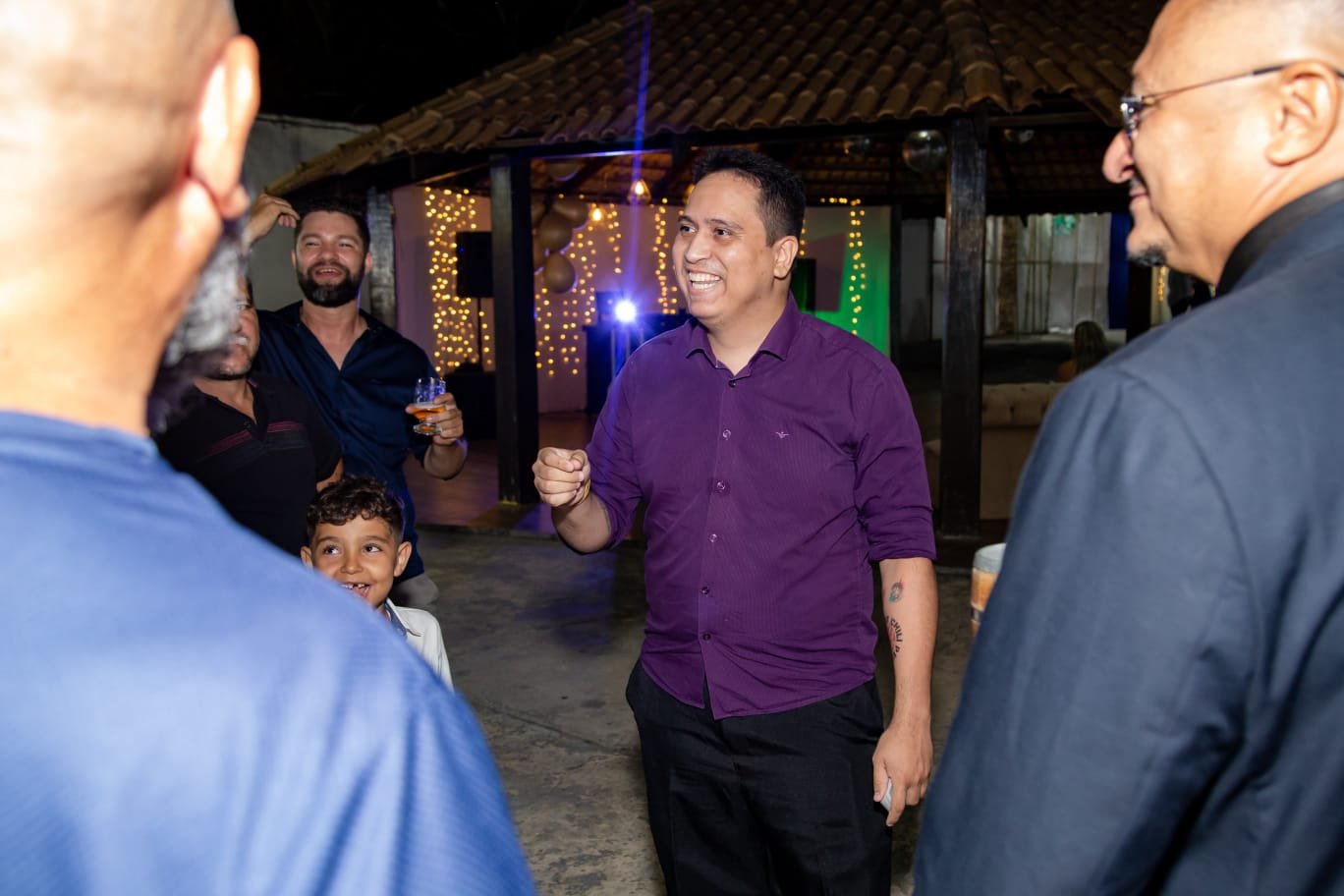John Ilusionista em apresentação em evento